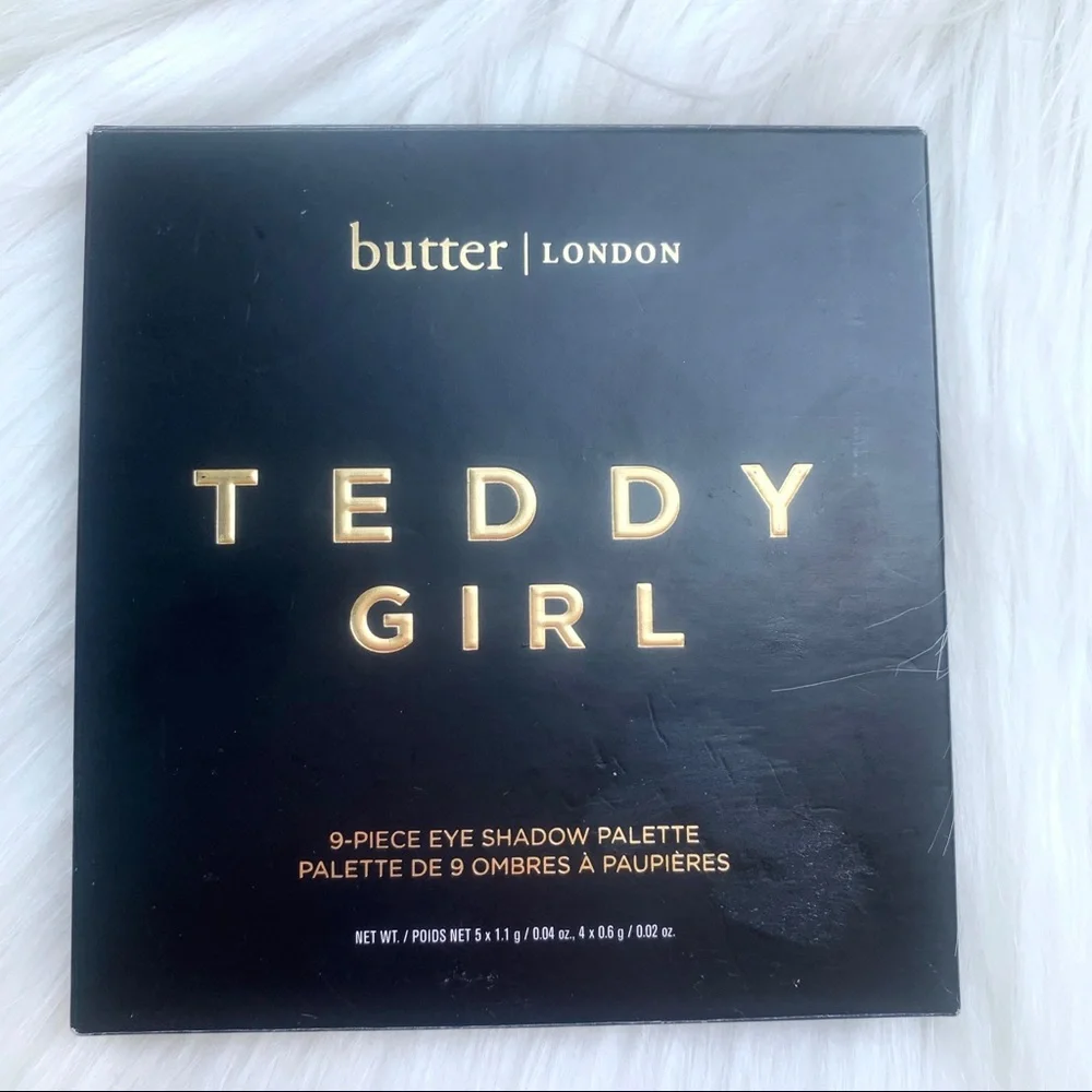 Butter London Teddy Girl 9-Piece Eye Shadow Palette NIB